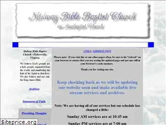 midwaybiblebaptistchurch.com