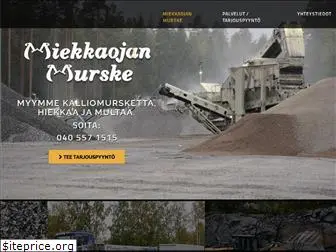 miekkaojanmurske.fi