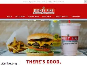 mightyfineburgers.com