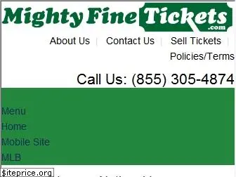 mightyfinetickets.com