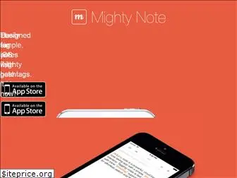 mightynote.com