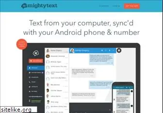 mightytext.net