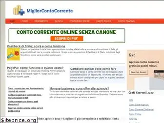 migliorcontocorrente.org