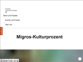 migroskulturprozent.ch