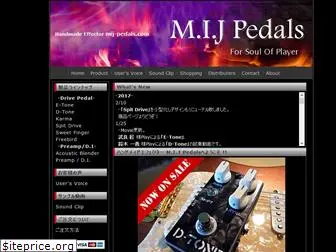mij-pedals.com