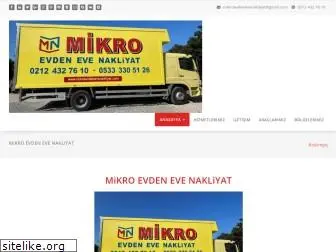 mikroevdenevenakliyat.com