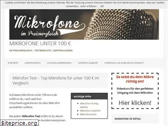 mikrofone-unter-100-euro.de