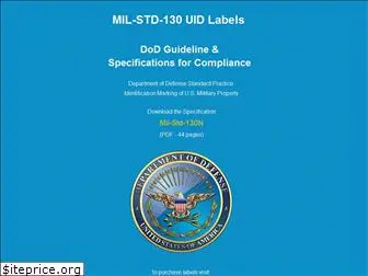 mil-std-130.com