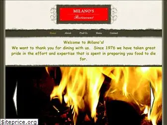 milanosgrille.com