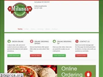 milanospizzapasta.com