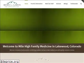 milehighfamilymedicine.com