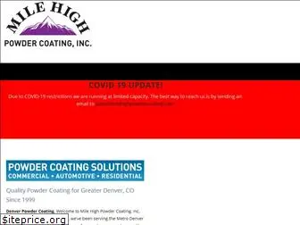 milehighpowdercoating.com