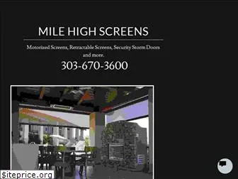 milehighscreens.com