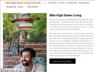 milehighsoberliving.com