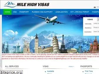 milehighvisas.com