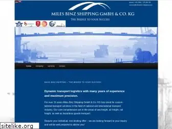 milesbinz-shipping.com