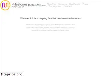 milestonespsychology.com