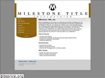 milestonetitle.com