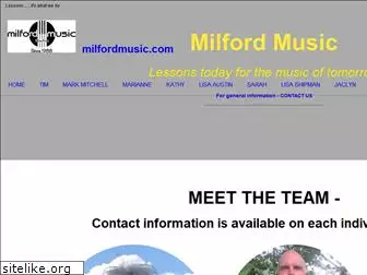 milfordmusic.com