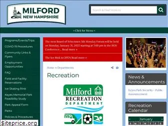 milfordrec.com