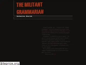 militantgrammarian.com
