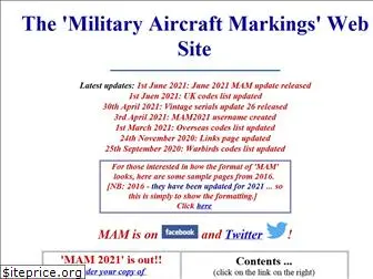 militaryaircraftmarkings.co.uk