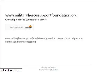 militaryheroesupportfoundation.org