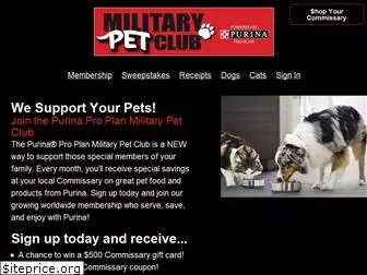 militarypetclub.com
