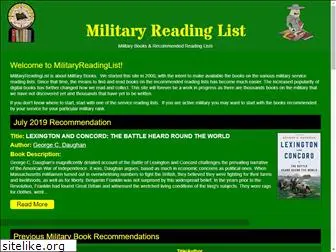 militaryreadinglist.com