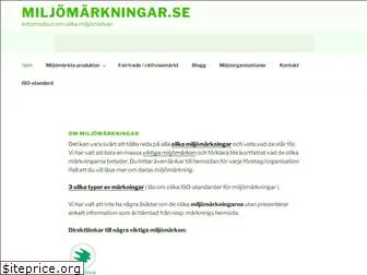 miljomarkningar.se