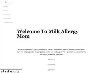 milkallergymom.com