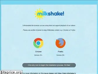 www.milkshake.tv website price