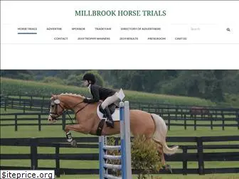 millbrookhorsetrials.com