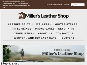 millersleathershop.com