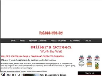 millersscreen.com