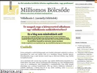 milliomosbolcsode.blog.hu