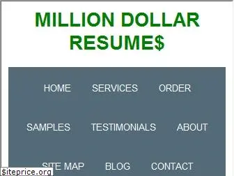 milliondollarresumes.com