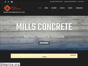 millsconcrete.com
