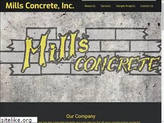 millsconcreteinc.com