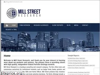 millstreetresearch.com