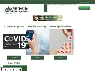 millvillesavings.com