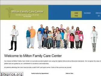 miltonfamilycarecenter.com