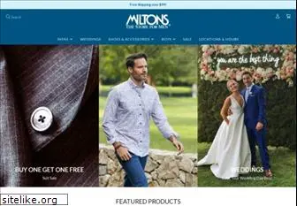 miltons.com