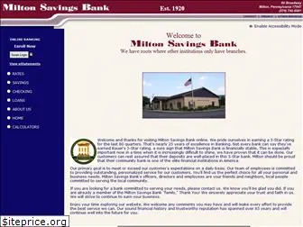 miltonsavingsbank.com