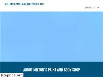 miltonsbodyshop.com