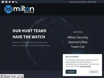 miltonsecurity.com