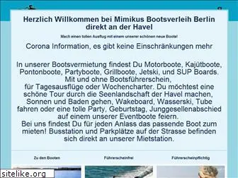 mimikus-bootsverleih.de