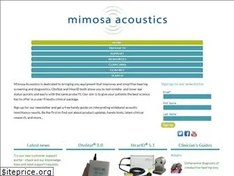 mimosaacoustics.com