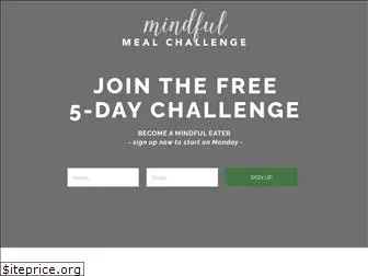 mindfulmealchallenge.com
