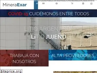 mineraexar.com.ar